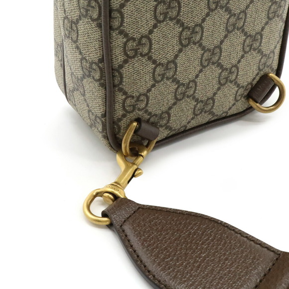 Gucci Ophidia GG Supreme Bag Body Shoulder Sherry Beige Brown - Picture 9 of 10